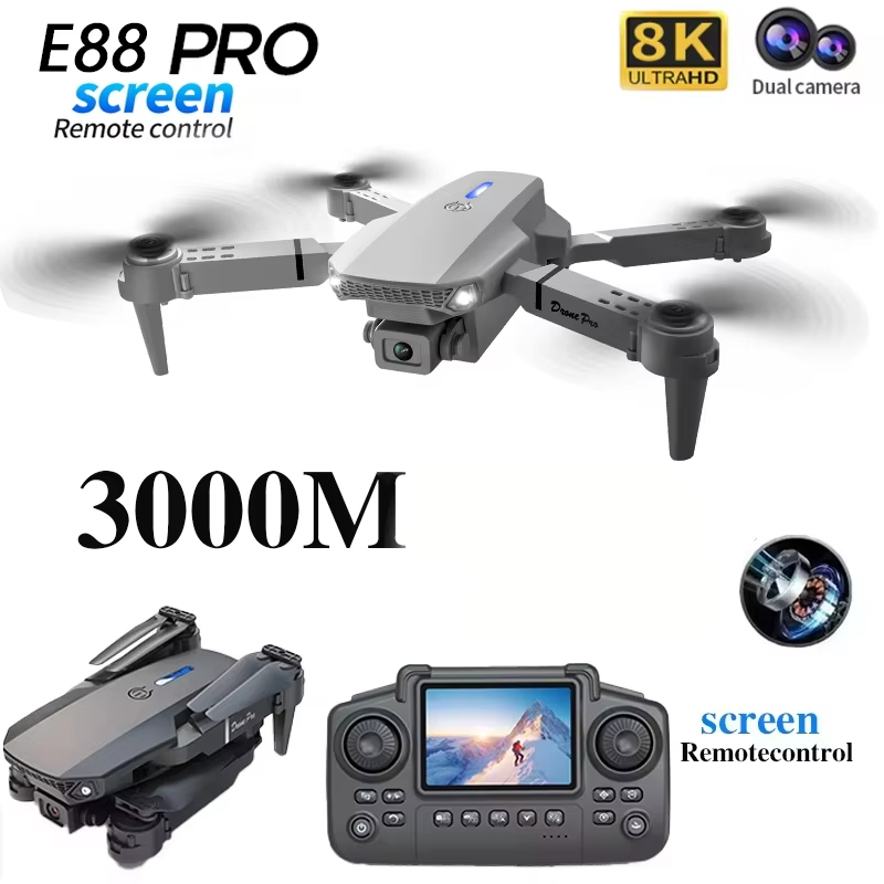 Drone Top Rc - 2026 New E88 Drone 8K HD