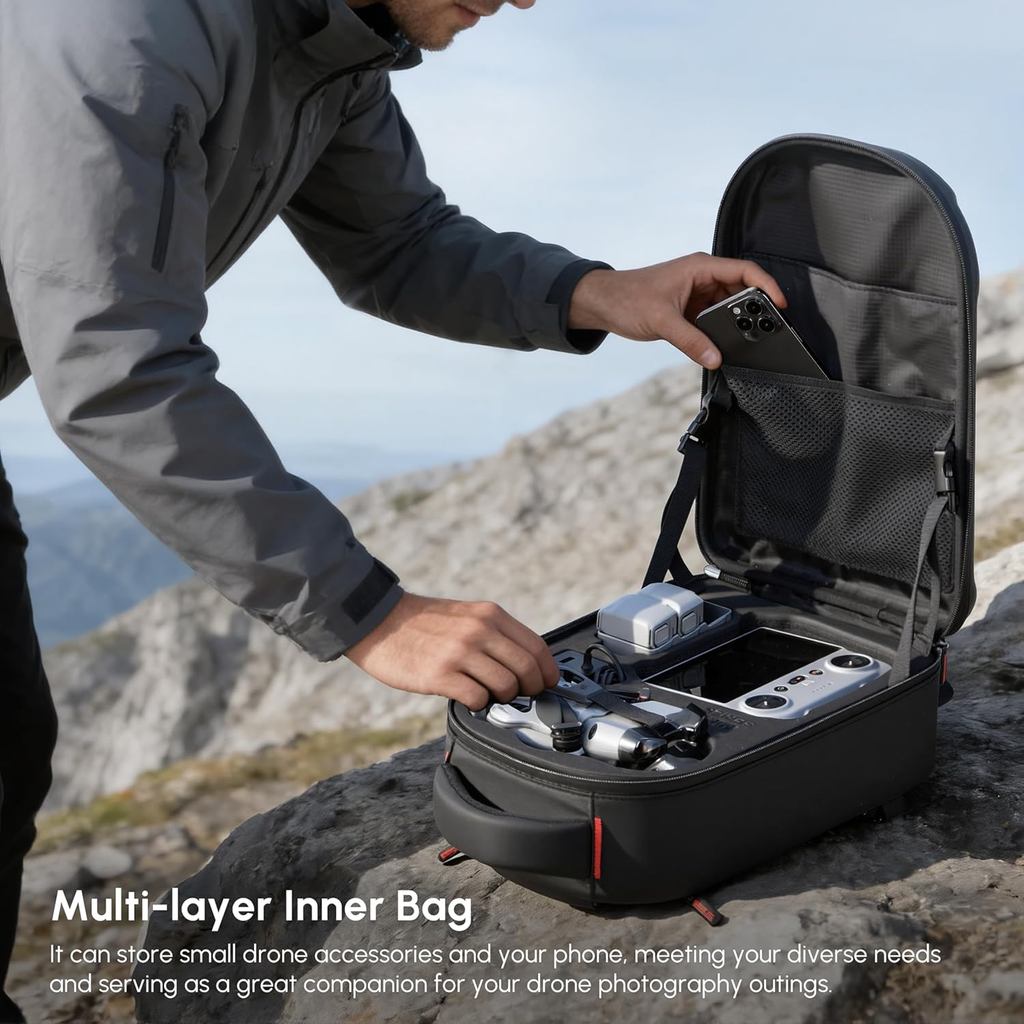Waterproof Hard Carrying Backp - Drone Dji Rc Mini 评论和价格