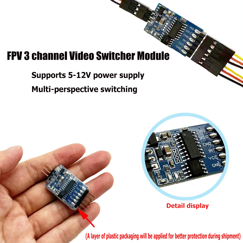 5.8G 3 Channel Video Switcher  - Drone With Rc Remote 评论和价格