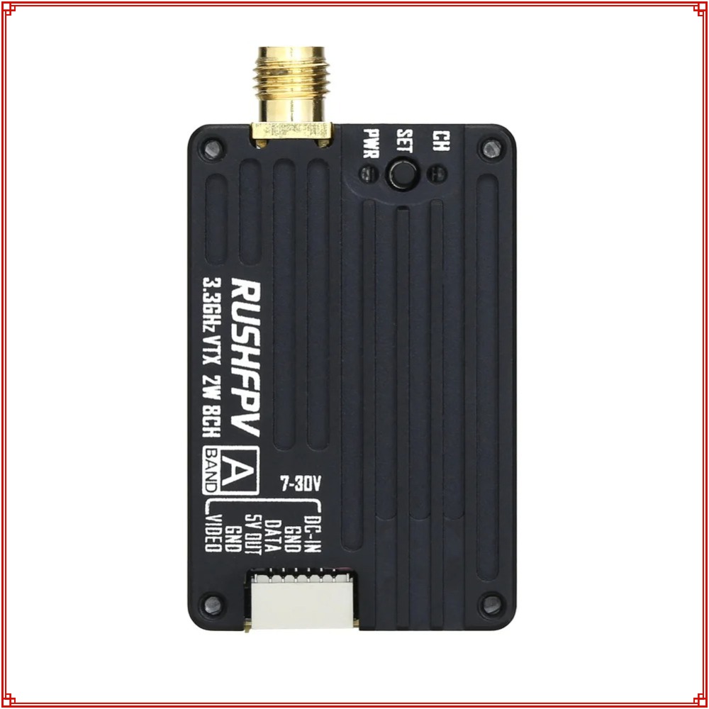 2026 New RUSHFPV 3.3G 2W VTX T - Drone With Rc Remote 评论和价格