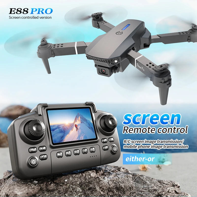 Professional E88 PRO Drone wit - Drone Without Rc 评论和价格