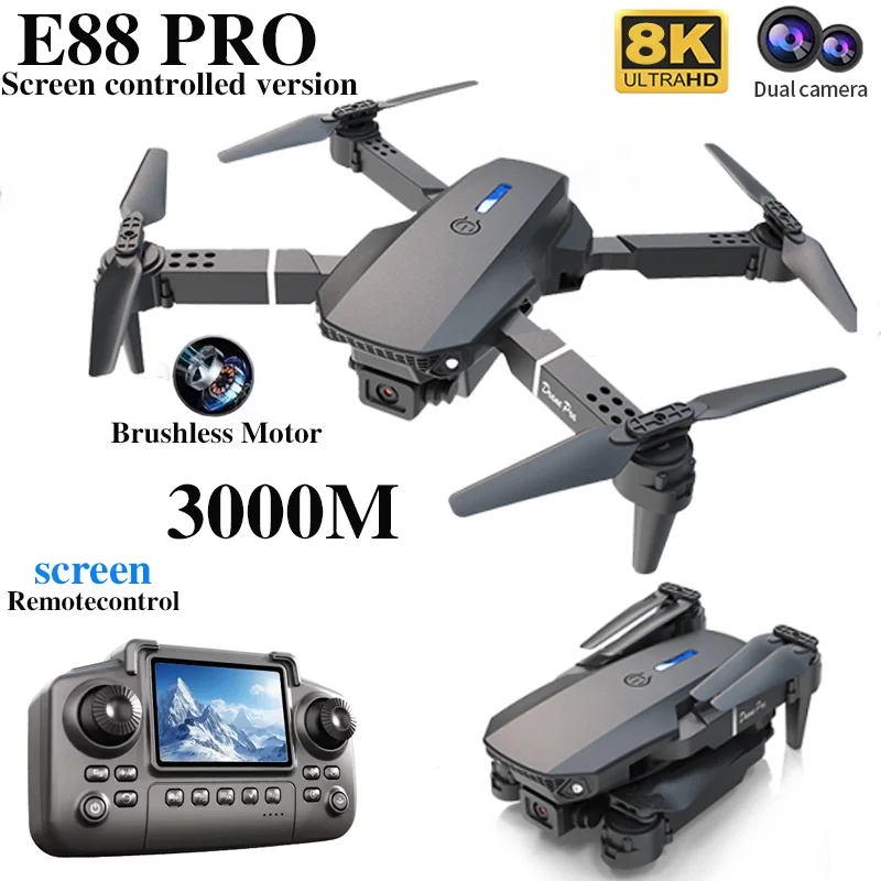 Professional E88 PRO Drone wit - Drone Without Rc 评论和价格