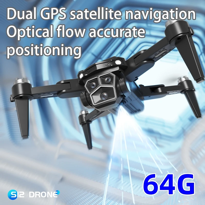 S12 PRO MAX Drone GPS Brushles - Drone Top Rc 评论和价格