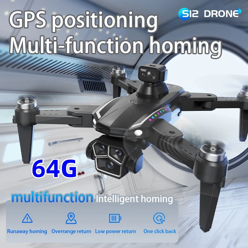 S12 PRO MAX Drone GPS Brushles - Drone Top Rc 评论和价格