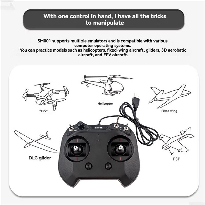 SQPP-FS-SM001 6CH For RC FPV D - Drone Rc Simulator 评论和价格