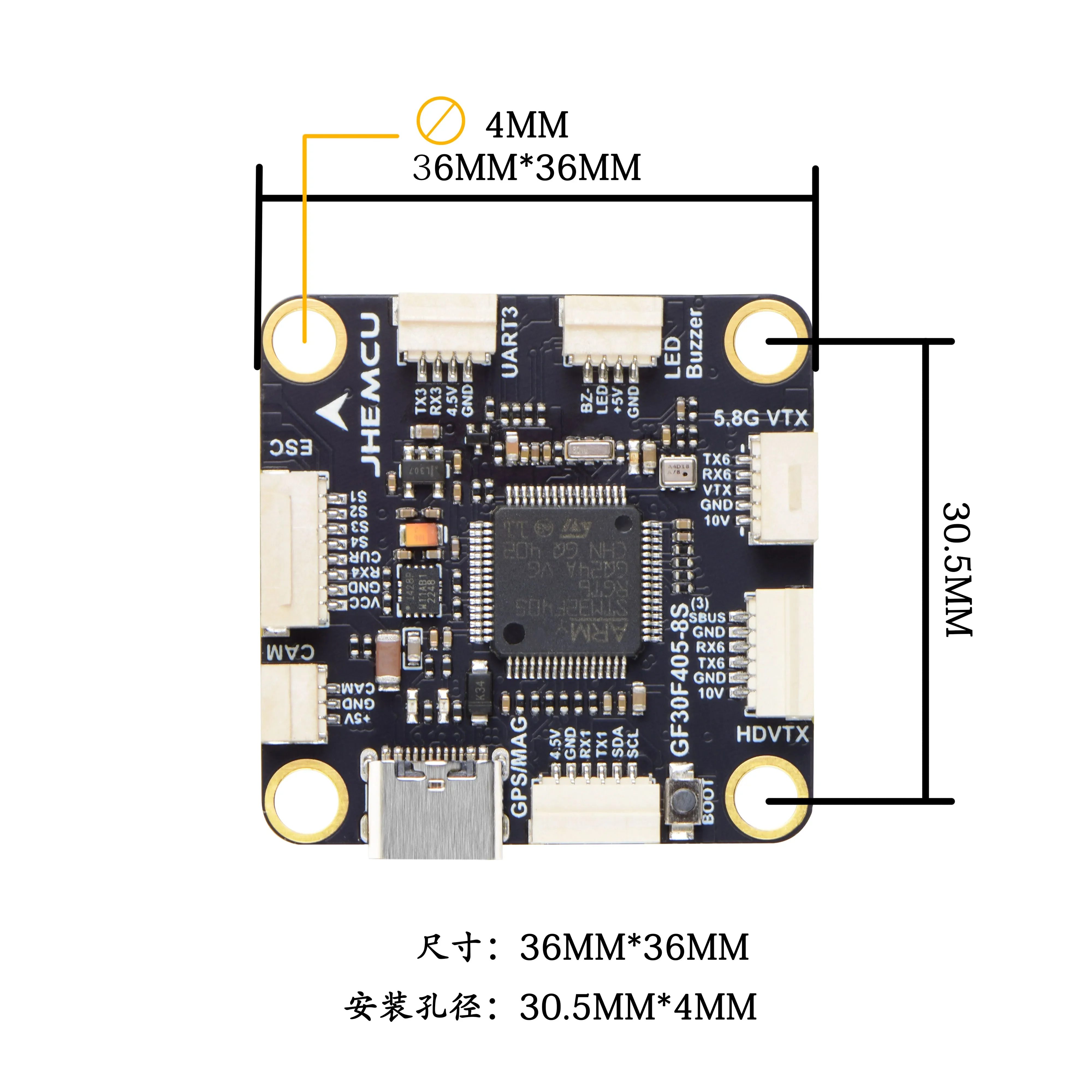 JHEMCU GF30F405 AIO Flight Con - Drone Dji Rc 3 评论和价格