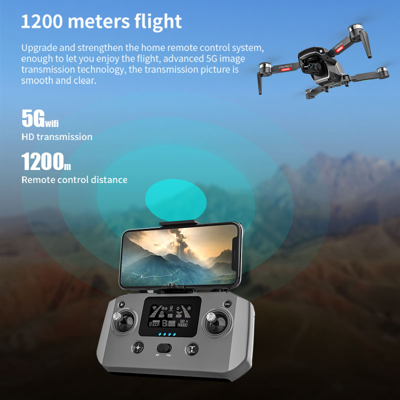 L106 Pro 3 Drone 5G WIFI FPV F - Drone Rc Pro 评论和价格
