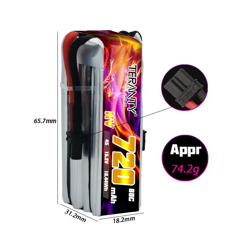 TERANTY 720mAh 4S 15.2V HV Lip - Drone Rc Kit 评论和价格