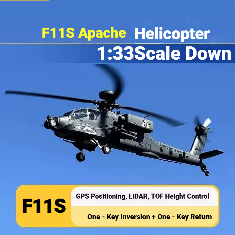 RHSKY F11S Apache Armed Remote - Drone Rc Simulator 评论和价格