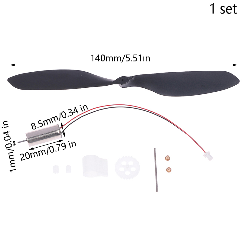 1 Set 3.7V Model Airplane 8520 - Drone Rc Kit 评论和价格